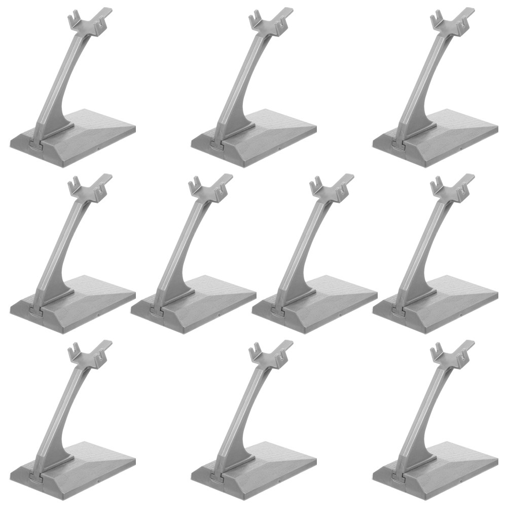 Model Airplane Plastic - 10 Adet Uçak Teşhir Standı Plastik