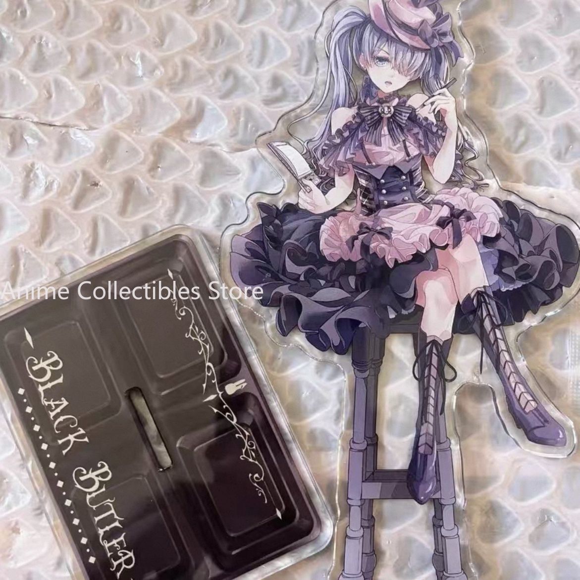 Action Figure Stand - Anime Akrilik Standı Siyah Butler Akrilik