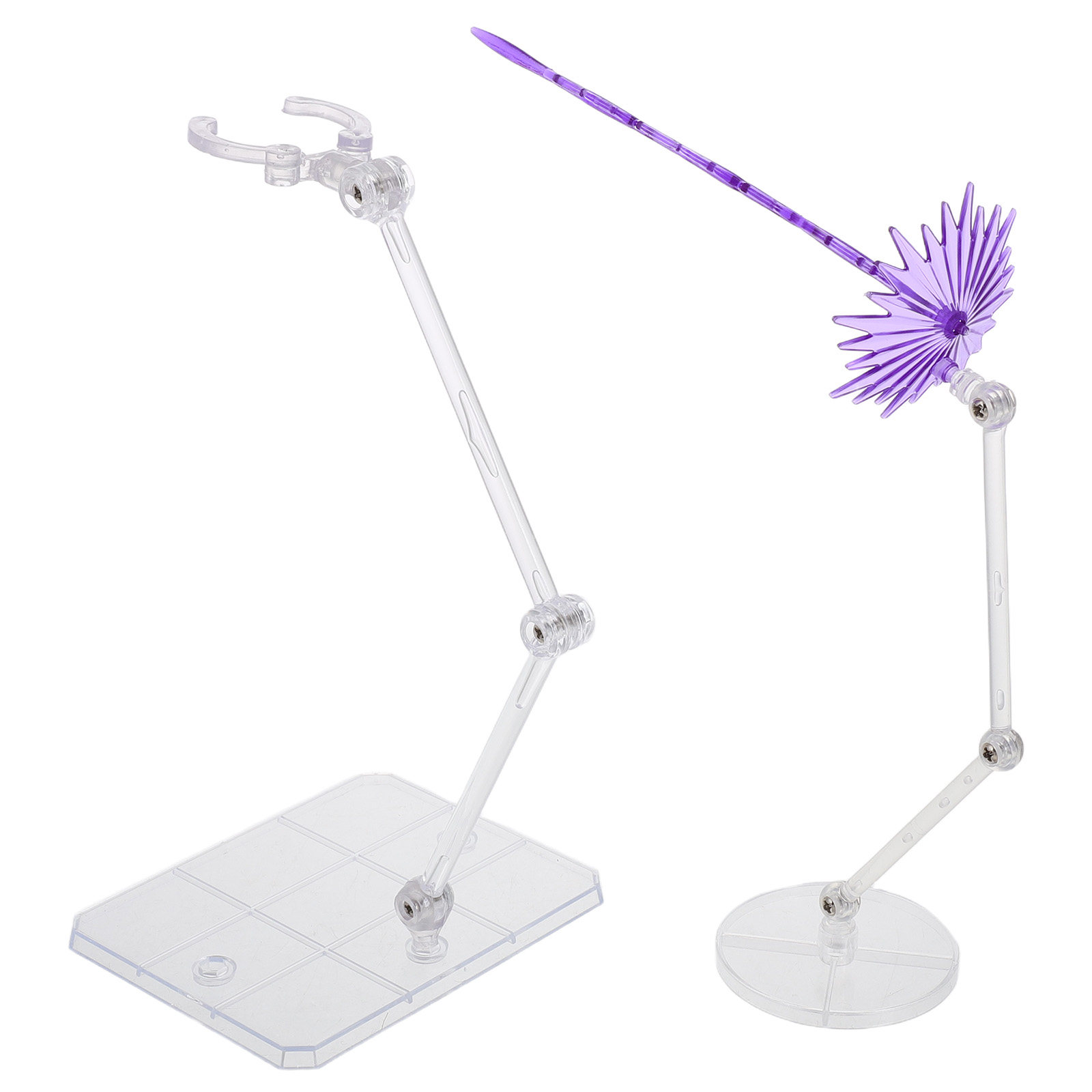 Action Figure Stand - 1 Set Enerji Efektli Teşhir Standı